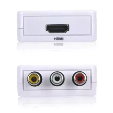 Конвертер HDMI to AV (RCA) UKC AV-001 с USB-питанием — переходник HDMI → CVBS + аудио L/R, PAL/NTSC, поддержка 1080p, HDMI 1.4