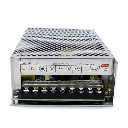 Адаптер живлення 5V 30A METAL у перфорованому металевому корпусі, захист від КЗ/перевантаження/перегрівання - фото 14