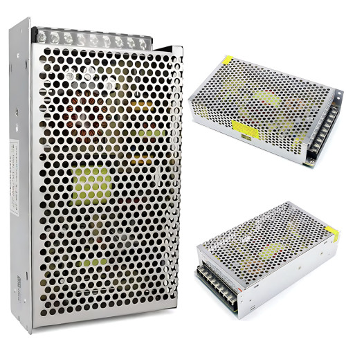Адаптер живлення 5V 30A METAL у перфорованому металевому корпусі, захист від КЗ/перевантаження/перегрівання - фото 10