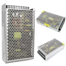 Адаптер питания 5V 30A METAL в перфорированном металлическом корпусе, защита от КЗ / перегрузки / перегрева