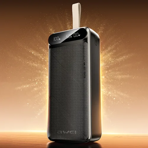Power Bank Awei P101K 100000mAh, 22.5 W Fast Charge, PD/QC, 3 виходи (2×USB-A + Type-C), вхід Type-C + Micro-USB - фото 9