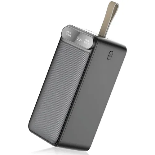 Power Bank Awei P101K 100000mAh, 22.5 W Fast Charge, PD/QC, 3 виходи (2×USB-A + Type-C), вхід Type-C + Micro-USB - фото 3