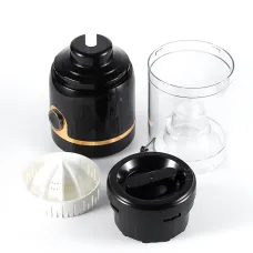 Соковыжималка для цитрусовых Domotec MS-613, 45 Вт, 250 мл, реверс, тихая работа, компактная, носик антикапля, разборная, черный
