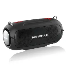 Портативна Bluetooth-колонка Hopestar A41 Party 16W, RGB-підсвітка, Bluetooth 5.3, TWS 1+1, IPX5, USB/AUX/TF, 2400mAh, чорна