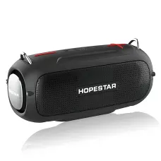 Портативна Bluetooth-колонка Hopestar A41 Party 16W, RGB-підсвітка, Bluetooth 5.3, TWS 1+1, IPX5, USB/AUX/TF, 2400mAh, чорна