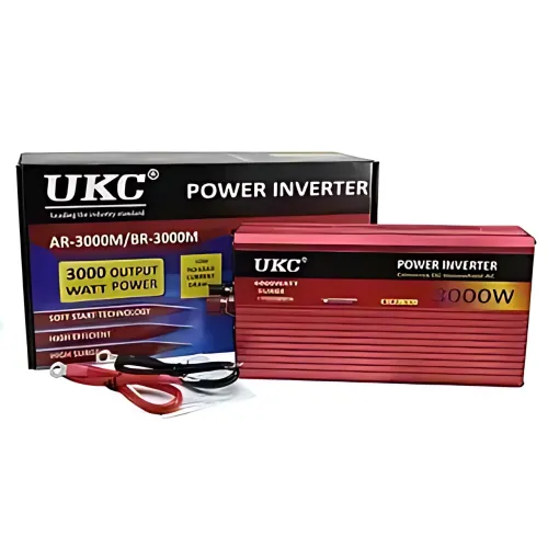 Перетворювач (інвертор) AC/DC AR UKC 3000 W 24 V → 230 V, автомобільний, з захистом і охолодженням, алюмінієвий корпус - фото 9
