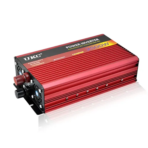 Перетворювач (інвертор) AC/DC AR UKC 2500 W 24 V → 230 V, автомобільний, з захистом і охолодженням, алюмінієвий корпус