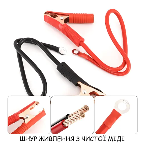 Перетворювач (інвертор) AC/DC AR UKC 2500 W 24 V → 230 V, автомобільний, з захистом і охолодженням, алюмінієвий корпус - фото 7