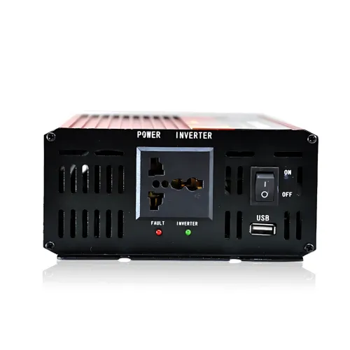 Автомобільний інвертор UKC AR 4000W 24V→220V з плавним пуском, USB 5V, пікова потужність 8000W, 2 вентилятори, захист, алюміній - фото 4