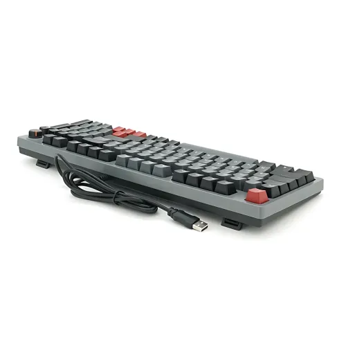 Механическая игровая клавиатура JEDEL KL-114 RGB USB, 96 клавиш, свитчи Drinkey Red, 20 режимов подсветки, кабель 1.6 м, проводная - фото 4