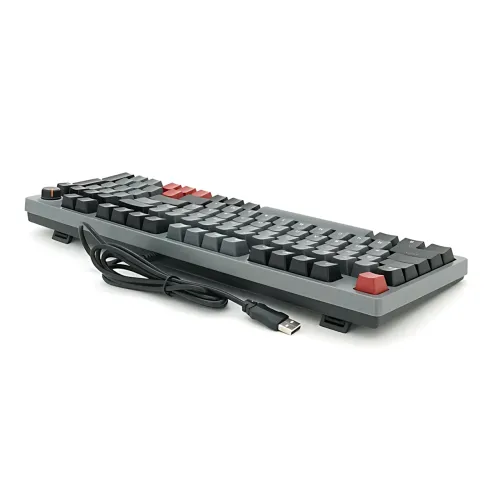 Механічна ігрова клавіатура JEDEL KL-114 RGB USB, 96 клавіш, світчі Drinkey Red, 20 режимів підсвітки, кабель 1.6 м, дротова - фото 4