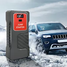 Пускозарядний пристрій для автомобіля 12 В з компресором Jump Starter, 300 А/600 А, power bank 5/12/16 В, LED-ліхтар