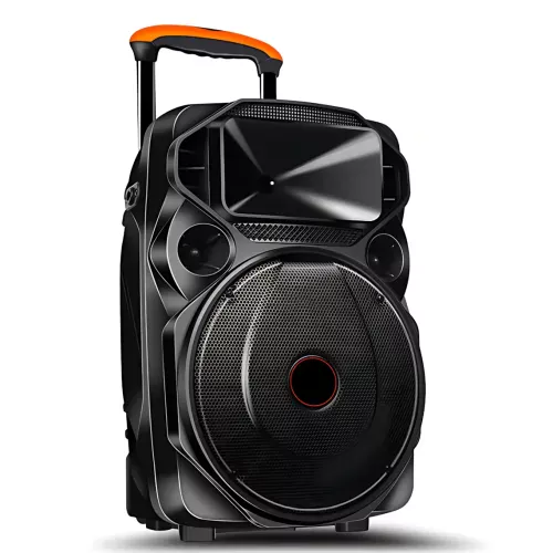 Акустична система Su-Kam SU 612, 200 Вт, 12+3, Bluetooth, USB/SD, FM, 2 радіомікрофони, акумулятор, запис MP3, ECHO/DELAY - фото 3