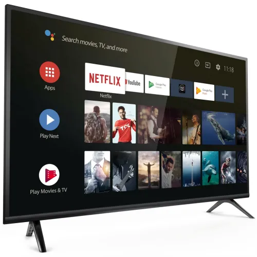 Смарт-телевізор Smart TV S55 55 4K Ultra HD, Android 15, Wi-Fi, Bluetooth, DVB-S2/T2/T/C, пульт з голосовим керуванням, Smart TV - фото 2