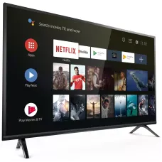Смарт-телевізор Smart TV S45, 45'', Android 14, Wi-Fi, Bluetooth, DVB-S2/T2/T/C, голосовий пульт, Miracast, Smart TV