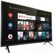 Смарт-телевізор Smart TV S45, 45'', Android 14, Wi-Fi, Bluetooth, DVB-S2/T2/T/C, голосовий пульт, Miracast, Smart TV