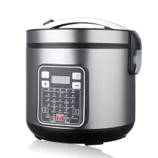 Мультиварка Crownberg CB-5528 — 5 л, 1000 Вт, 30 программ, мультиповар, антипригарная чаша, пароварка, таймер, нержавеющая сталь