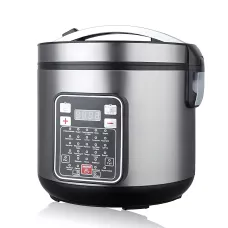 Мультиварка Crownberg CB-5528, 5 л, 1000 Вт, 30 програм, мультикухар, антипригарна чаша, пароварка з таймером, нержавіюча сталь