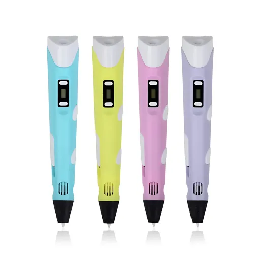 3D-ручка 6 покоління 3DPen-6 з LCD + графічний планшет 8.5, набір для 3D-малювання, 100 м PLA, регулювання температури Фіолетовий - фото 3