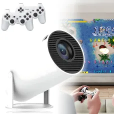Ігровий проєктор-приставка Game Projector YXJ A3 Android 11, 2 бездротові джойстики, 36 000 ігор, Wi-Fi 6,  Bluetooth 5.4, HDMI