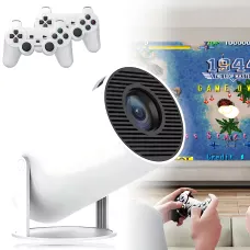 Ігровий проєктор-приставка Game Projector YXJ A3 Android 11, 2 бездротові джойстики, 36 000 ігор, Wi-Fi 6,  Bluetooth 5.4, HDMI