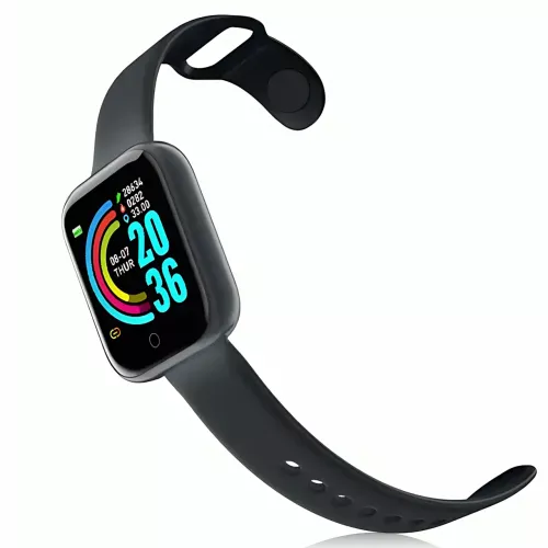 Смарт-часы Y68S DL216, 1.3″ цветной экран, измерение давления, пульса и SpO₂, IP67, Bluetooth 4.0, FitPro, Android / iOS, 100 mAh Синий - фото 2