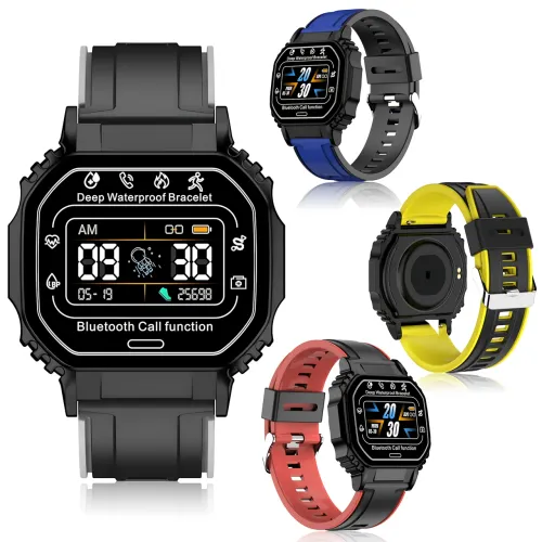 Смарт-годинник Smart Watch B3-2 з пульсометром, крокоміром і повідомленнями, екран 1.33| 320×240, Bluetooth 4.2, IP67, Android/iOS