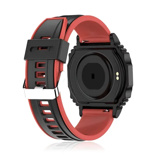 Смарт-часы Smart Watch B3-2 с пульсометром, шагомером и уведомлениями, экран 1.33″ 320×240, Bluetooth 4.2, IP67, Android / iOS Черно-красный - фото 4