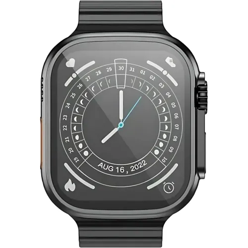 Смарт-часы XO M10 Ultra 9th 2.01″ IPS, Bluetooth-звонки, беспроводная зарядка, BT 5.0, влагозащита, 210 мАч, Android/iOS, черные - фото 4