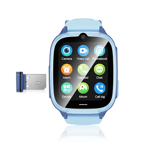 Дитячий смарт-годинник HOCO Y106 4G LTE з відеодзвінком, GPS/LBS/Wi-Fi, камерою 2 Мп, Nano-SIM, екран 1.83'', IPX7, SeTracker2 - фото 5