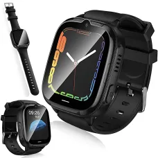 Дитячий смарт-годинник HOCO Y106 4G LTE з відеодзвінком, GPS/LBS/Wi-Fi, камерою 2 Мп, Nano-SIM, екран 1.83'', IPX7, SeTracker2