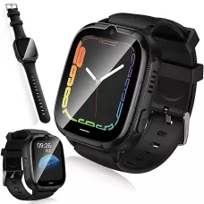 Детские смарт-часы HOCO Y106 4G LTE с видеозвонком, GPS/LBS/Wi-Fi, камерой 2 Мп, Nano-SIM, экран 1.83″, IPX7, SeTracker2