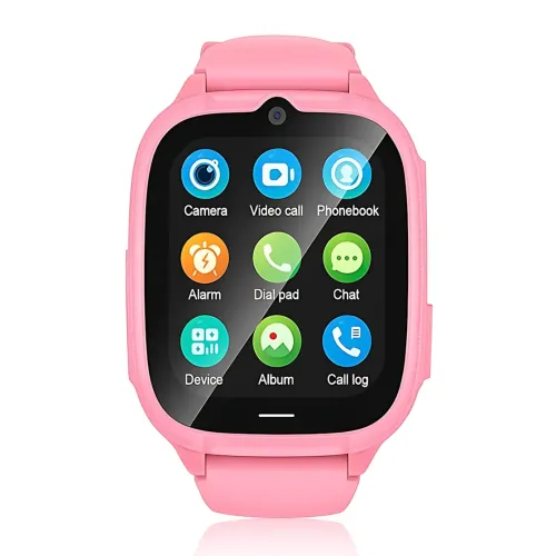Дитячий смарт-годинник HOCO Y106 4G LTE з відеодзвінком, GPS/LBS/Wi-Fi, камерою 2 Мп, Nano-SIM, екран 1.83|, IPX7, SeTracker2 Роже - фото 2