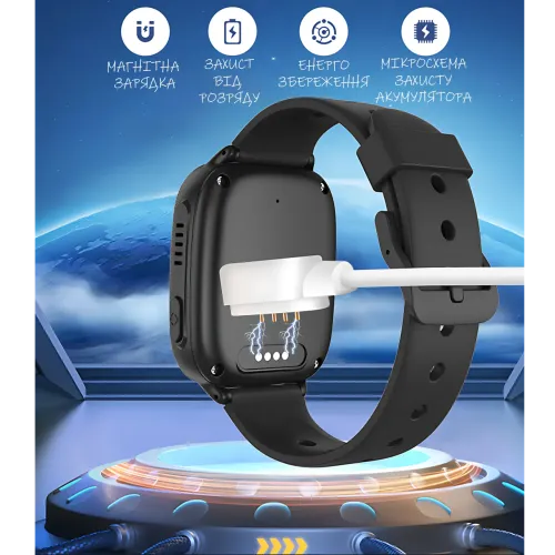 Дитячий смарт-годинник HOCO Y106 4G LTE з відеодзвінком, GPS/LBS/Wi-Fi, камерою 2 Мп, Nano-SIM, екран 1.83|, IPX7, SeTracker2 Роже - фото 7