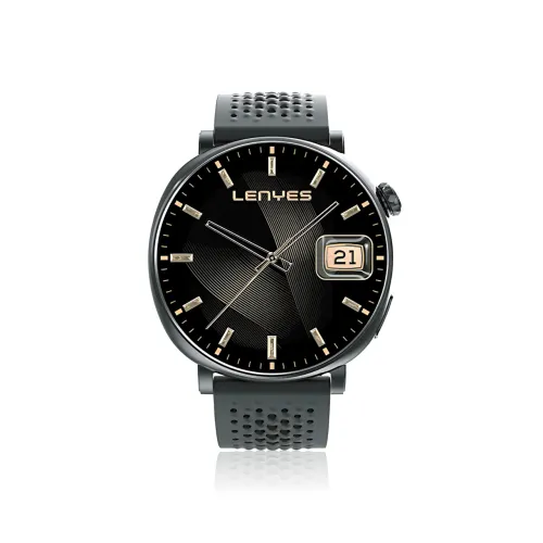 Смарт-годинник LENYES BASEL з AMOLED 1.34'' 466 × 466, IP68, фітнес-моніторинг, Bluetooth-повідомлення, Android/iOS - фото 2