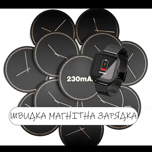 Смарт-годинник LENYES AISTAR 1.85'' TFT, Bluetooth, підтримка дзвінків, вимірювання пульсу, IP68, 240 mAh - фото 8