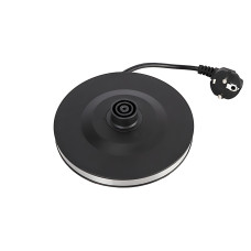 Электрический чайник с заварником 2в1 SMURFETT ST-2233 2,3л + 1л, 2000W, база 360°, нержавеющая сталь + стекло, черный