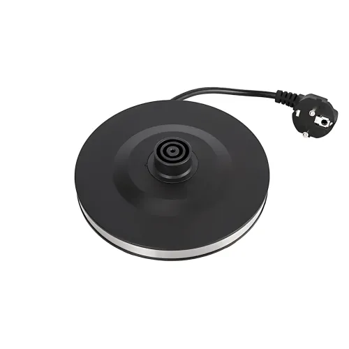 Электрический чайник с заварником 2в1 SMURFETT ST-2233 2,3л + 1л, 2000W, база 360°, нержавеющая сталь + стекло, черный - фото 6