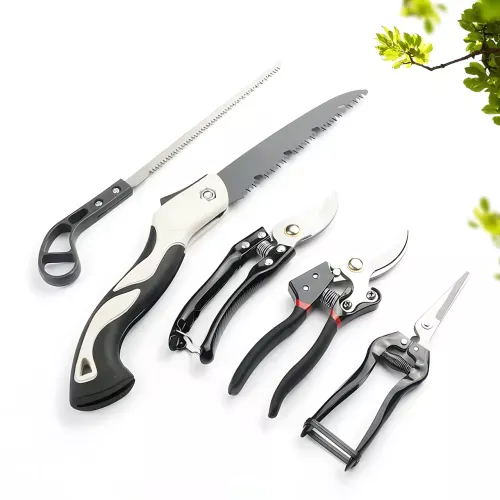 Набор садовых инструментов 5 в 1 Garden Set SK-5 — секатор большой и малый, ножницы для цветов, садовая пилка, ножовка - фото 3