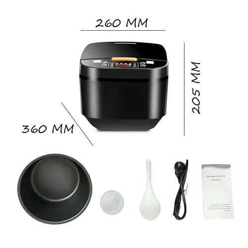 Мультиварка рисоварка AT-M77 5 л 900W, 10 программ, антипригарная чаша, автоподогрев, отложенный старт, электрическая мультиварка - фото 10