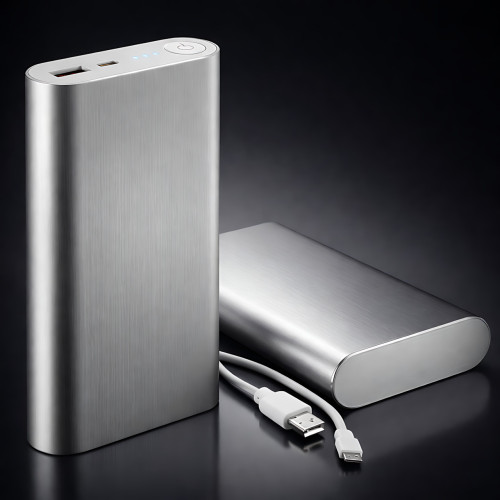 Повербанк Power Bank A 20800 mAh (реальна ємність 9600 mAh) металевий корпус, 1×USB 2.1A, Li-Pol, індикатор заряду