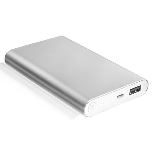 Повербанк Power Bank A 20800 mAh (реальна ємність 9600 mAh) металевий корпус, 1×USB 2.1A, Li-Pol, індикатор заряду - фото 3