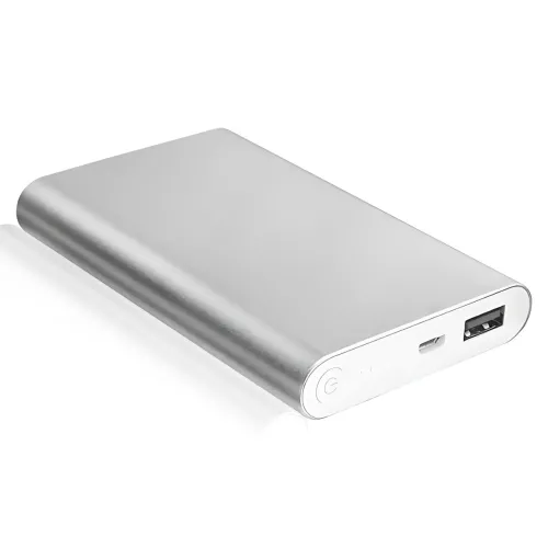 Повербанк Power Bank A 20800 mAh (реальна ємність 9600 mAh) металевий корпус, 1×USB 2.1A, Li-Pol, індикатор заряду - фото 4