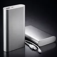 Повербанк Power Bank A 20800 mAh (реальная емкость 9600 mAh) металлический корпус, 1×USB 2.1A, Li-Pol, индикатор заряда