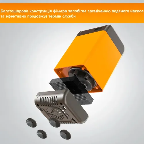 Портативний електричний душ Lixada 6000 мА·год з насосом і акумулятором, туристичний похідний душ USB Type-C - фото 2