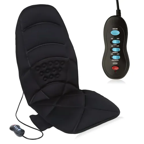 Масажна накидка на крісло з підігрівом Cushion HL-889, 5 масажних елементів, 3 зони масажу, пульт ДК, живлення 220 В/12 В - фото 4