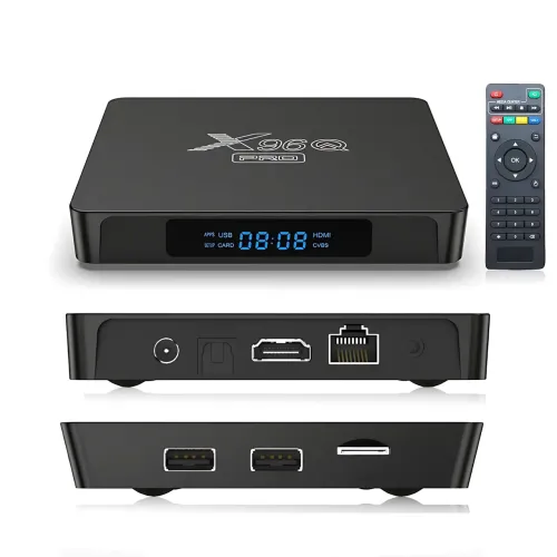 Смарт-тв приставка X96Q PRO 2/16 ГБ Android 10, 4K Ultra HD, WiFi, LAN, HDMI, AV, медіаплеєр для телевізора, Smart TV Box X96Q