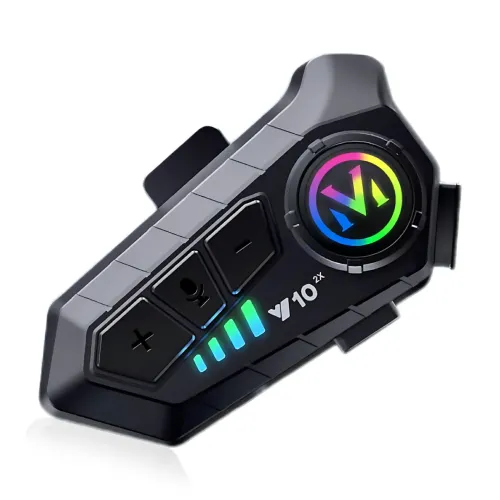 Бездротова мотогарнітура Y10 Bluetooth 5.3 для шолома, HiFi звук, шумозаглушення, 30 год розмови, м'який мікрофон, Type-C - фото 4