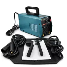 Сварочный инвертор KRAFFTEC MMA 300А / 120А, IGBT, дисплей, 220В, 20–300А, компактный аппарат для ручной дуговой сварки, комплект