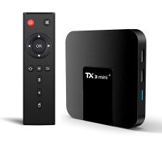 Смарт ТВ-приставка Tanix TX3 Mini 2/16 ГБ, Android 14, Amlogic S905W2, 4K HDR, Wi-Fi 2.4/5GHz, Bluetooth, AV1, медіаплеєр TV Box